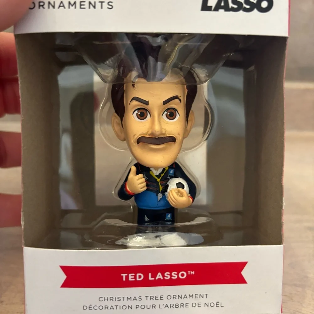 Hallmark Ted Lasso Ornament with Blue‎ Suit
